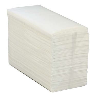 Luxury White Serviettes (2 Ply & 40cm) -16x12501